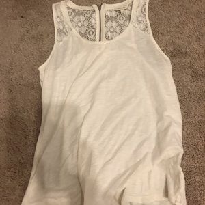 Off white tank top
